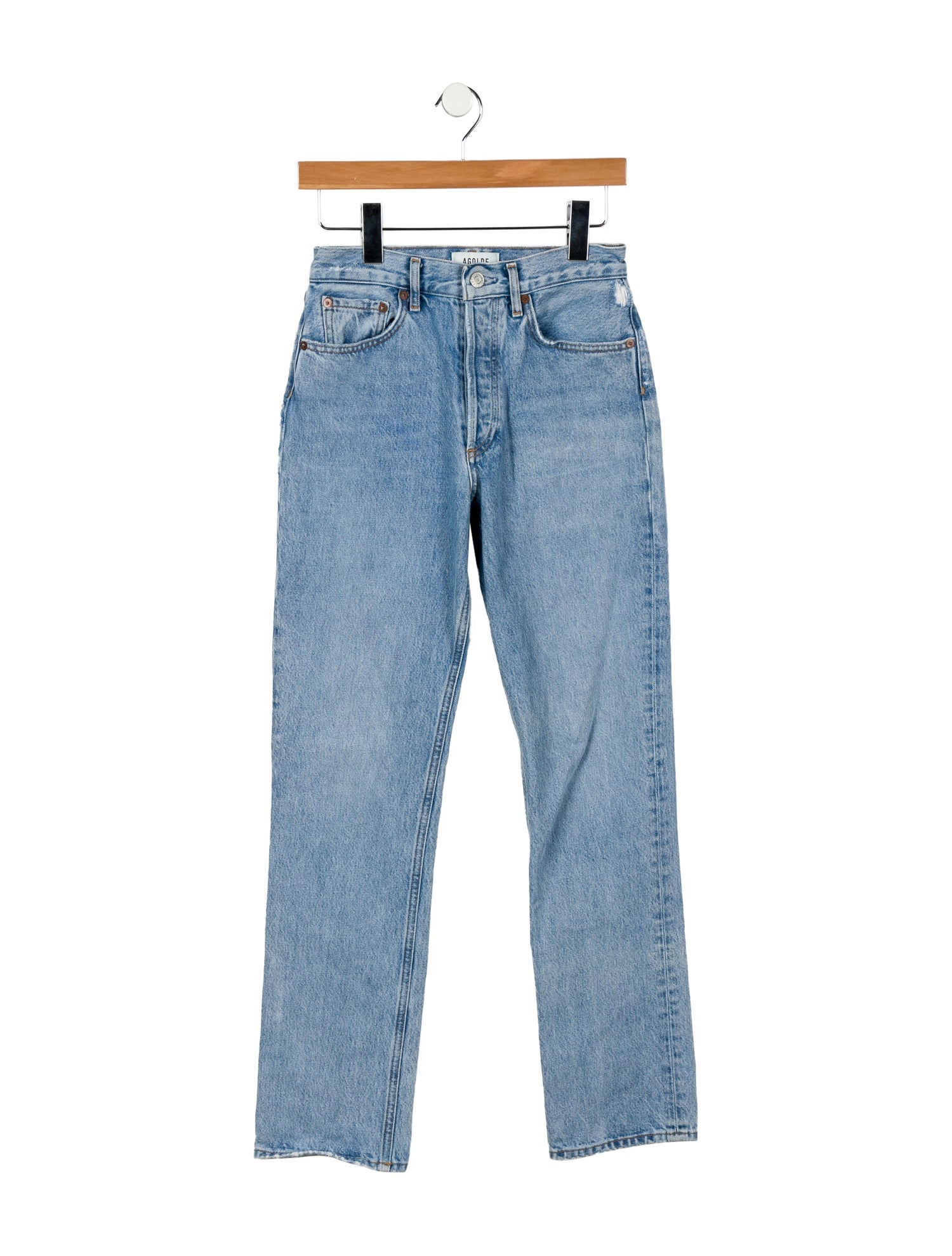 AGOLDE High-Rise Straight Leg Jeans