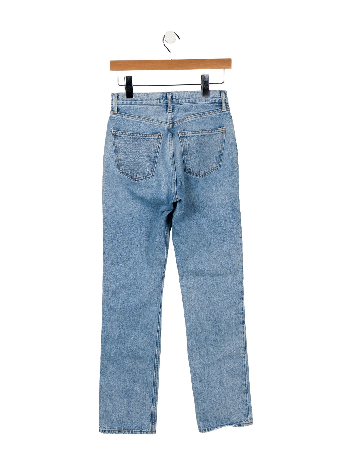 AGOLDE High-Rise Straight Leg Jeans
