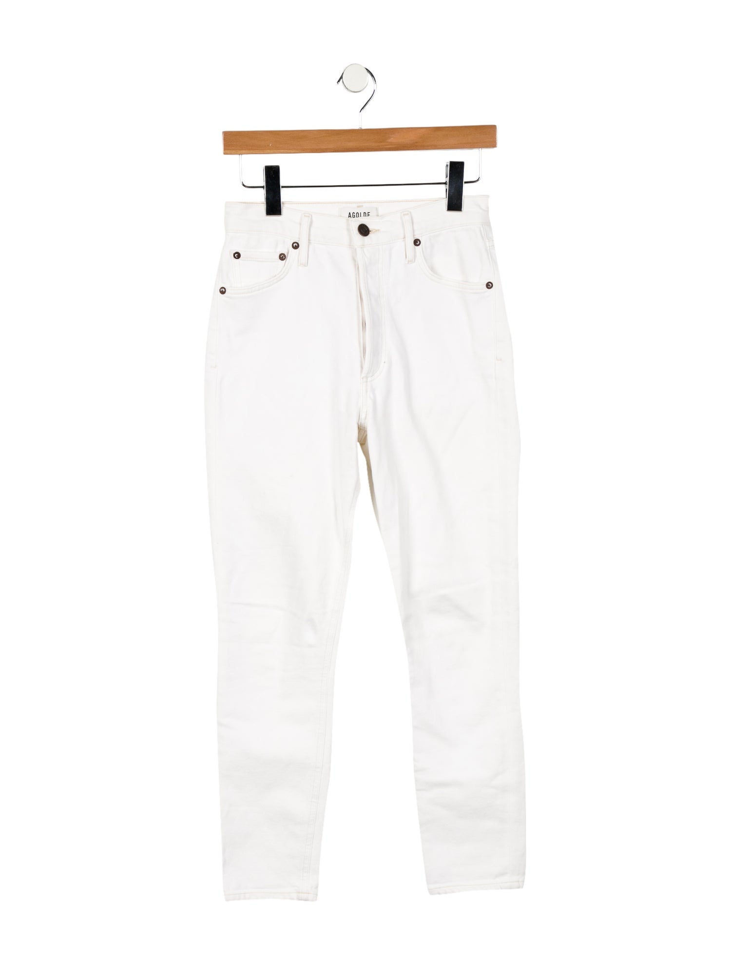AGOLDE Mid-Rise Skinny Leg Jeans