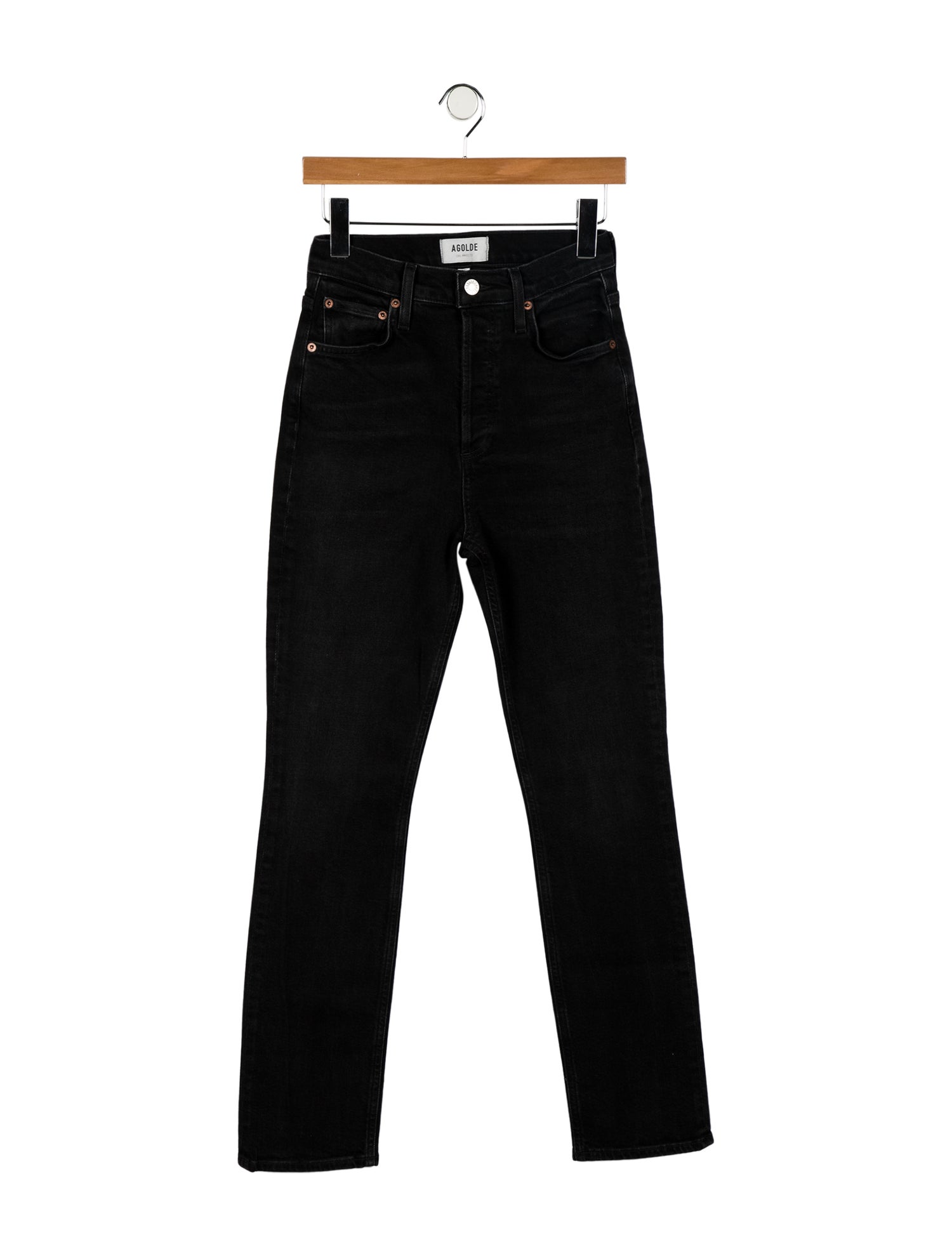 AGOLDE Mid-Rise Straight Leg Jeans