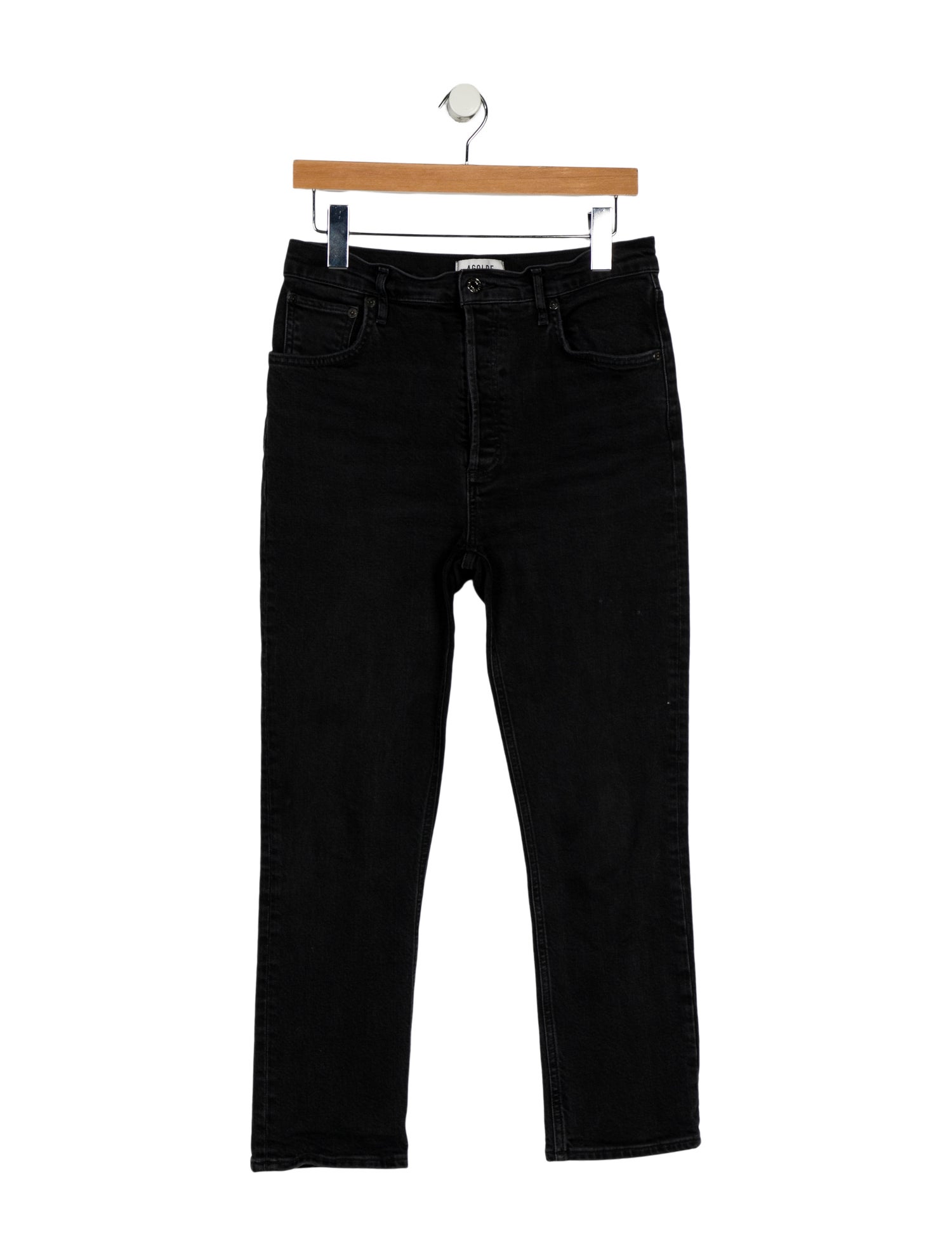 AGOLDE High-Rise Straight Leg Jeans