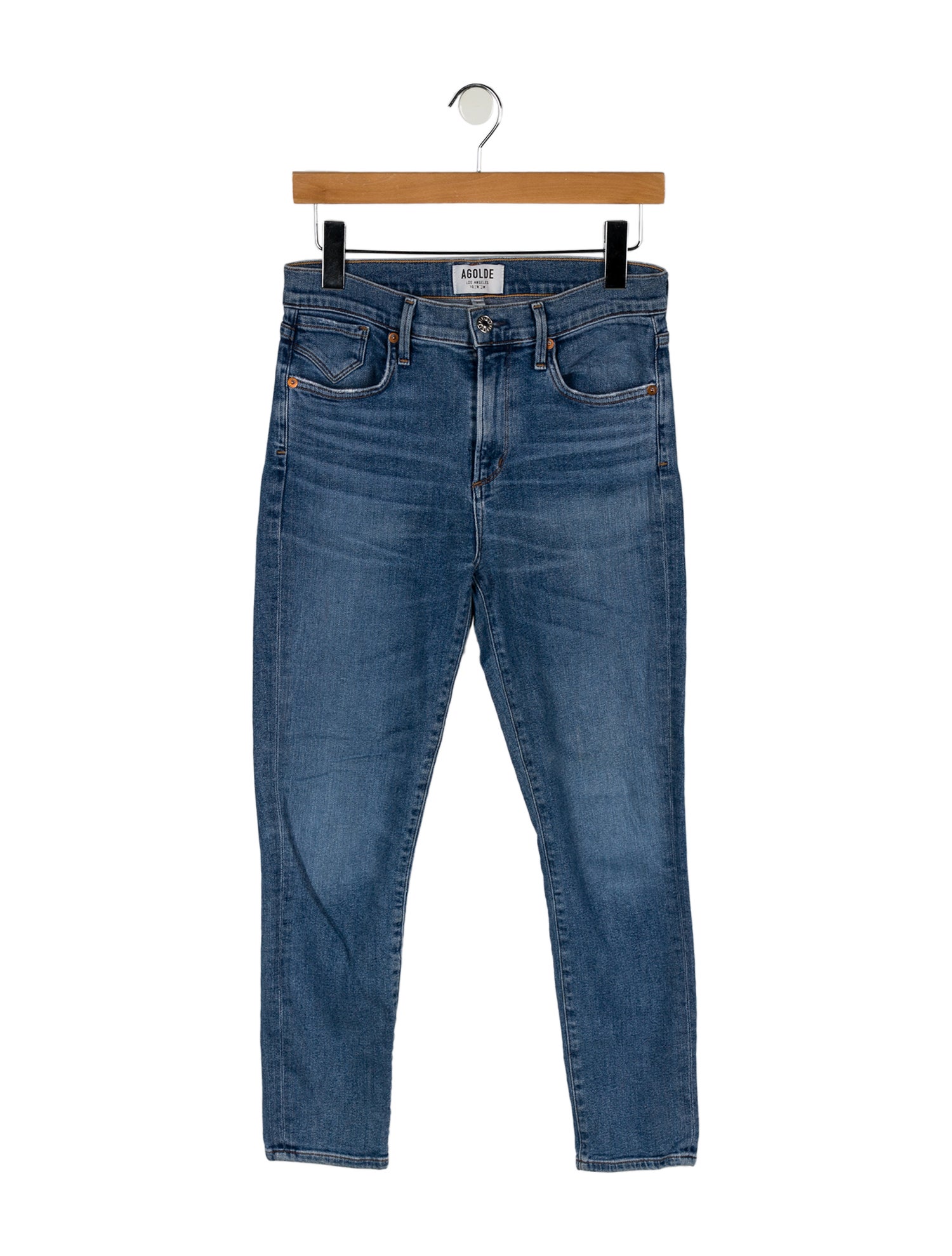 AGOLDE High-Rise Skinny Leg Jeans