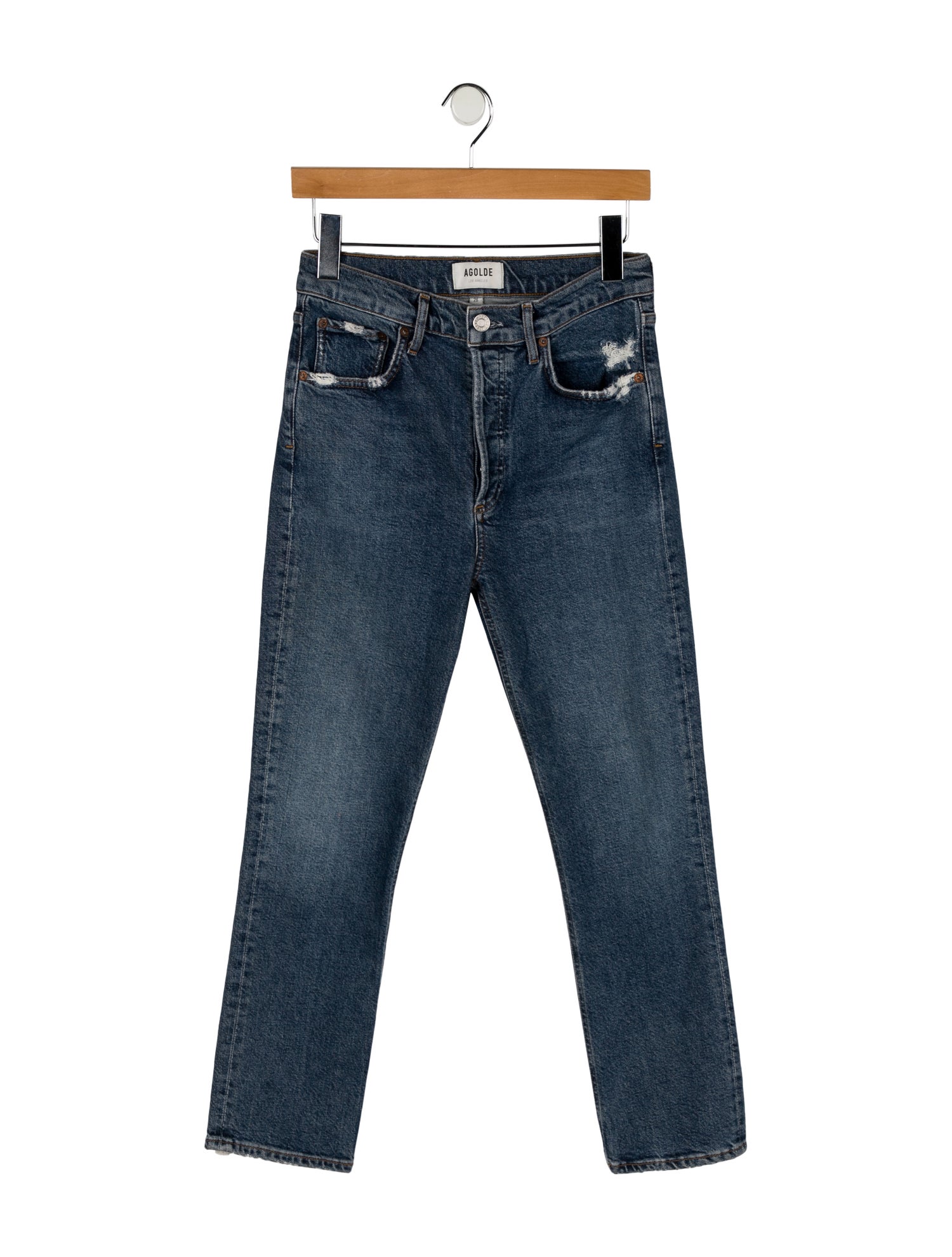 AGOLDE High-Rise Straight Leg Jeans