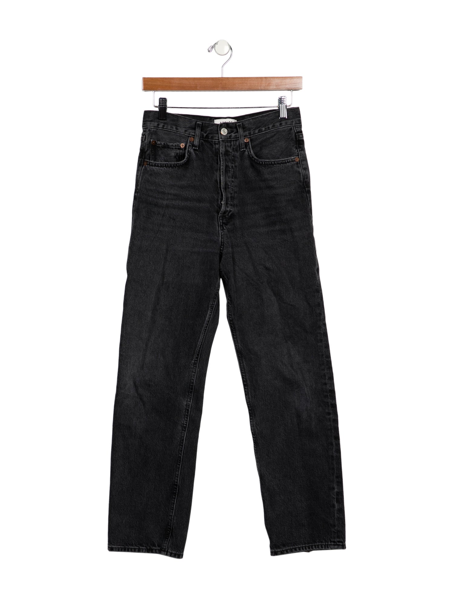 AGOLDE High-Rise Straight Leg Jeans