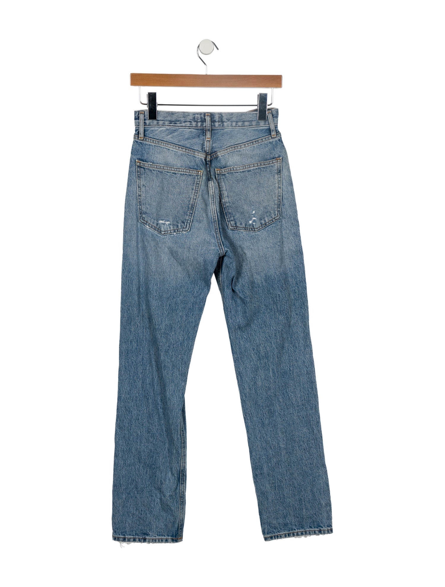 AGOLDE High-Rise Straight Leg Jeans