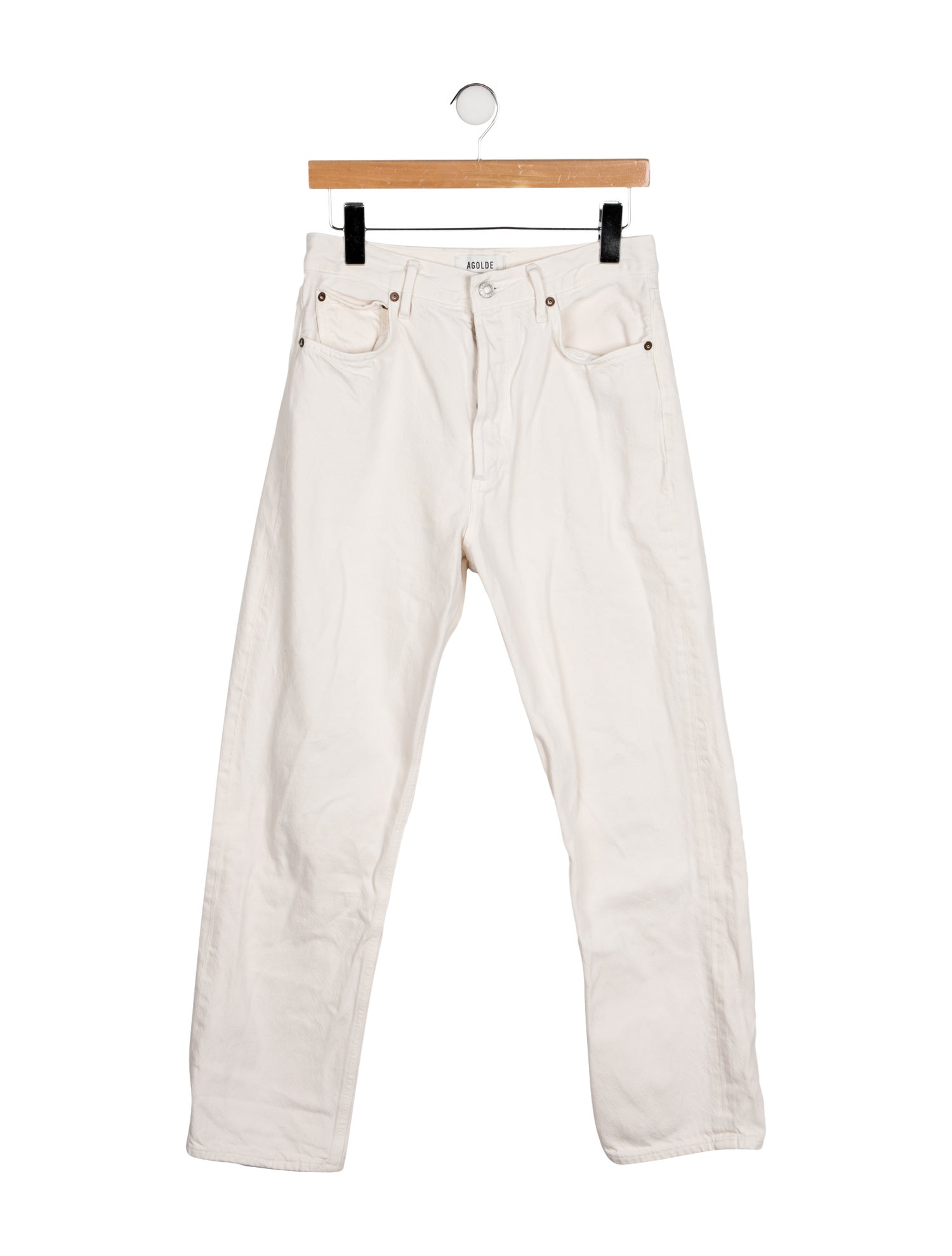 AGOLDE High-Rise Straight Leg Jeans