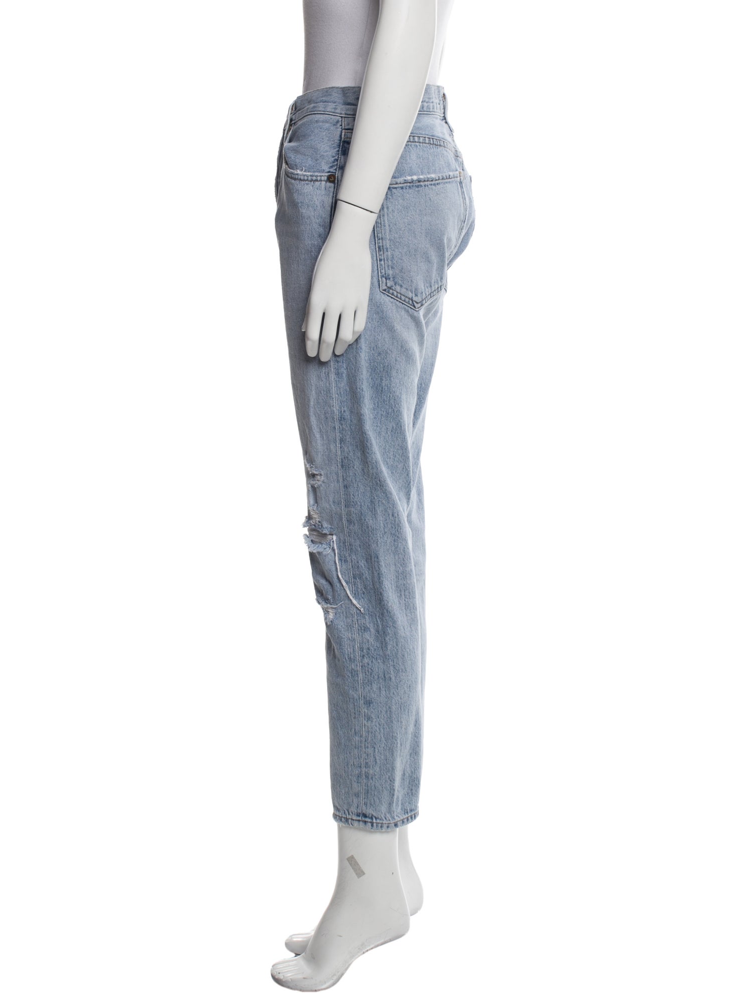 AGOLDE Mid-Rise Straight Leg Jeans