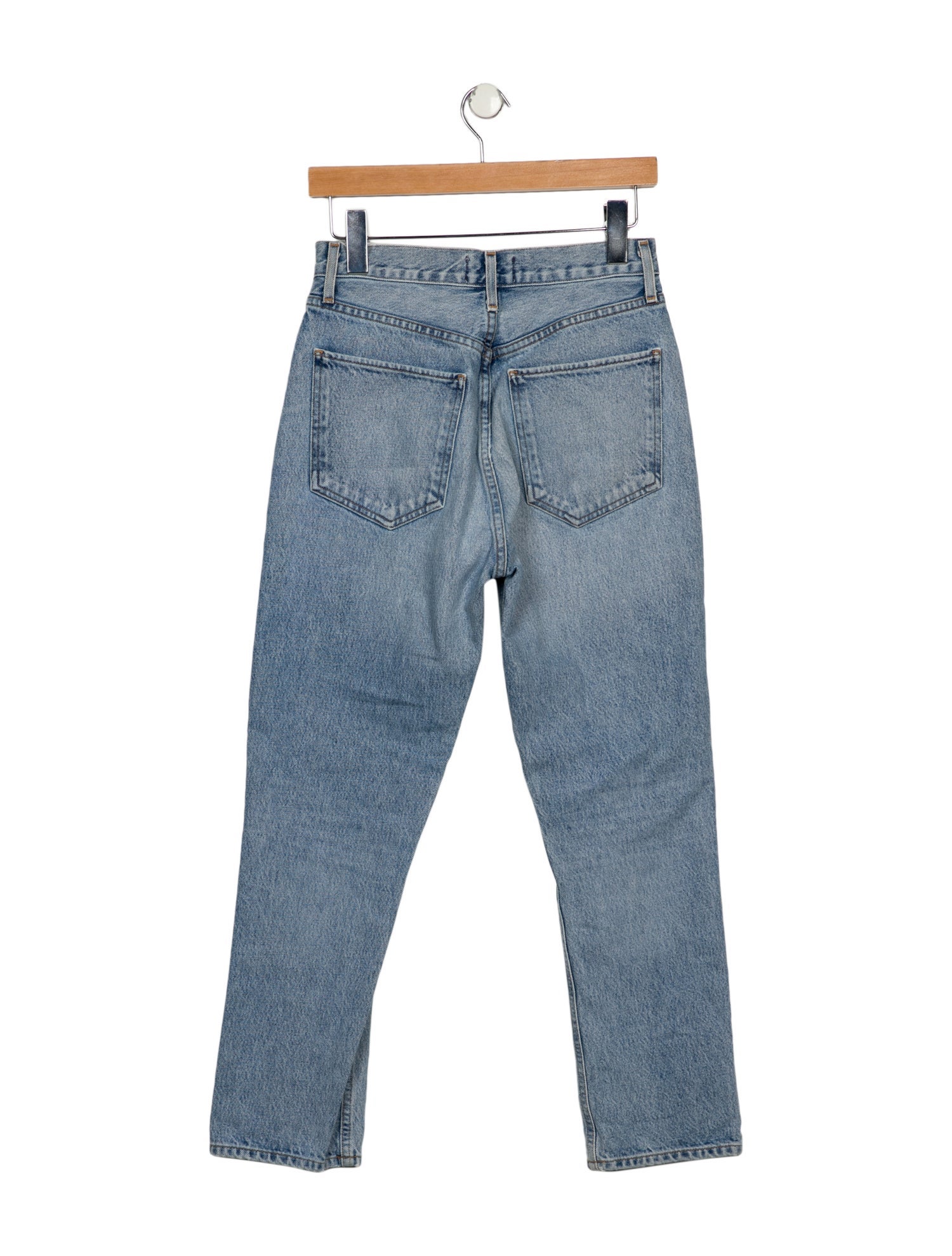 AGOLDE High-Rise Straight Leg Jeans