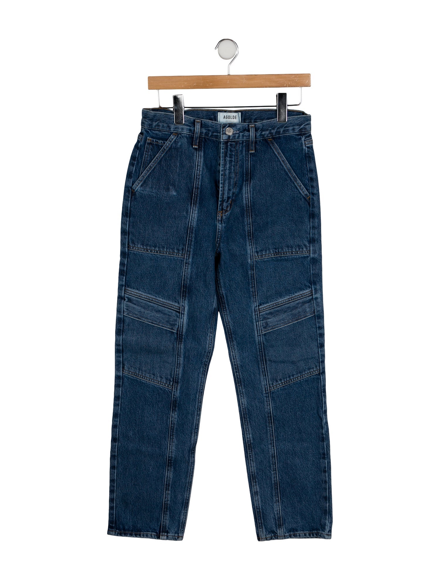 AGOLDE High-Rise Straight Leg Jeans