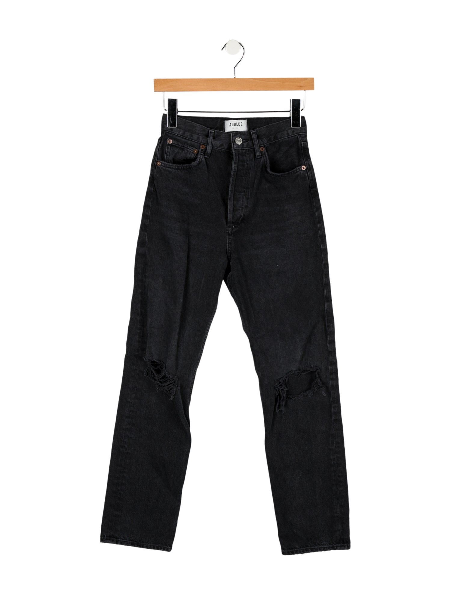 AGOLDE High-Rise Straight Leg Jeans