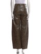 AGOLDE Leather Wide Leg Pants