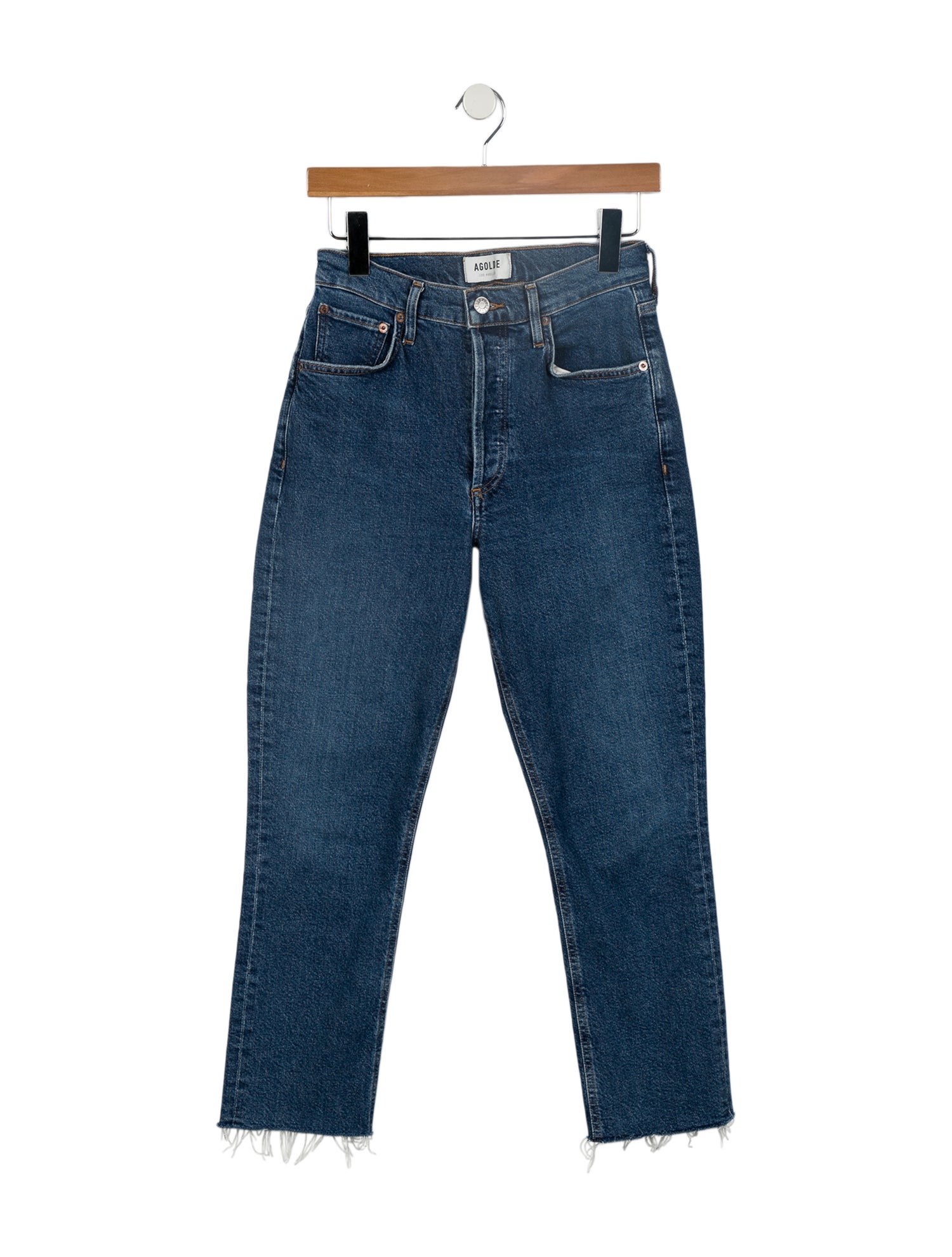 AGOLDE High-Rise Straight Leg Jeans