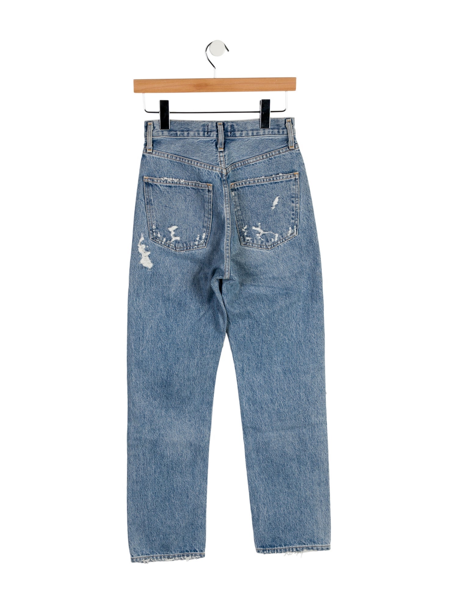 AGOLDE High-Rise Straight Leg Jeans