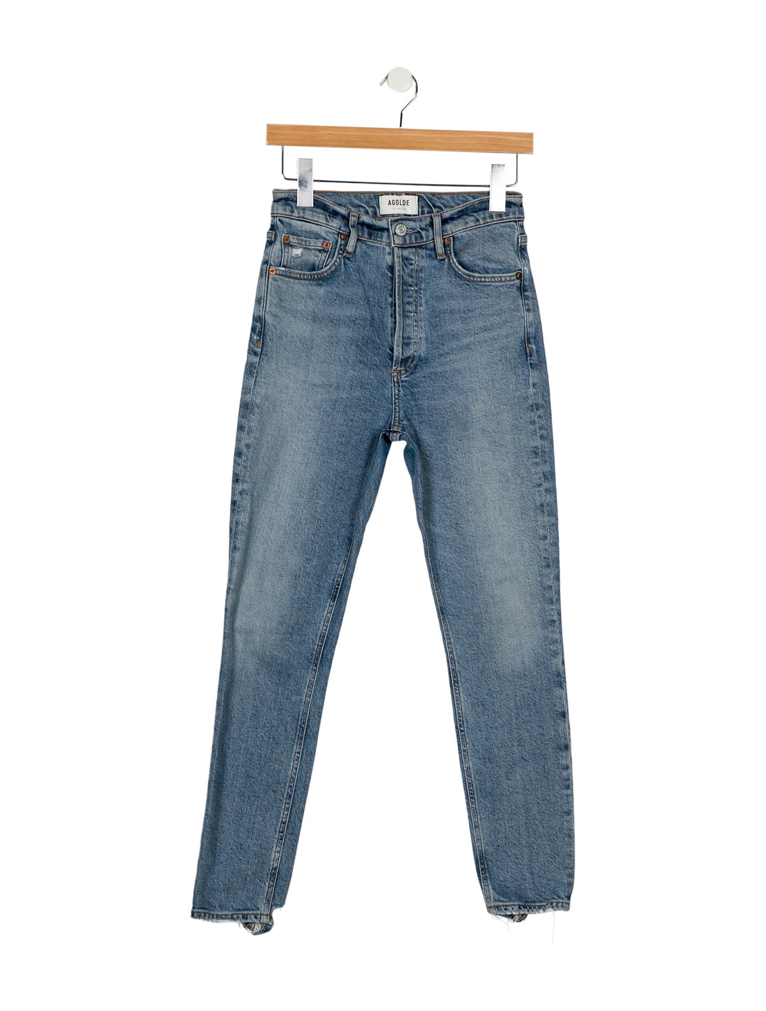 AGOLDE High-Rise Skinny Leg Jeans