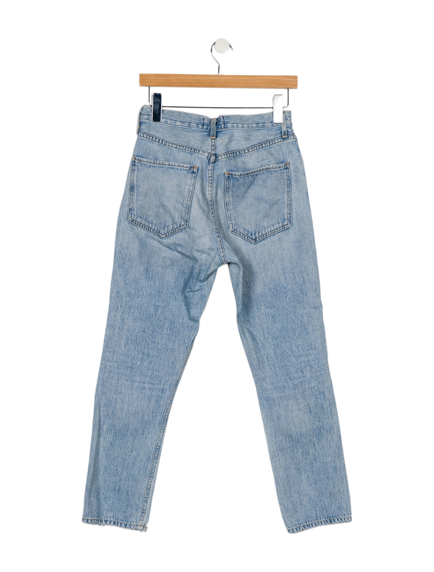 AGOLDE High-Rise Straight Leg Jeans