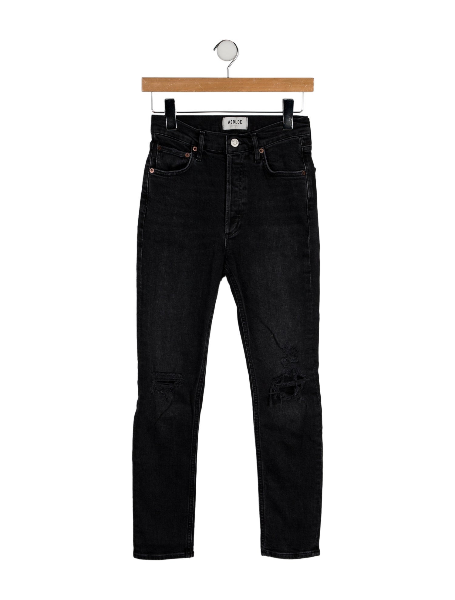 AGOLDE High-Rise Skinny Leg Jeans
