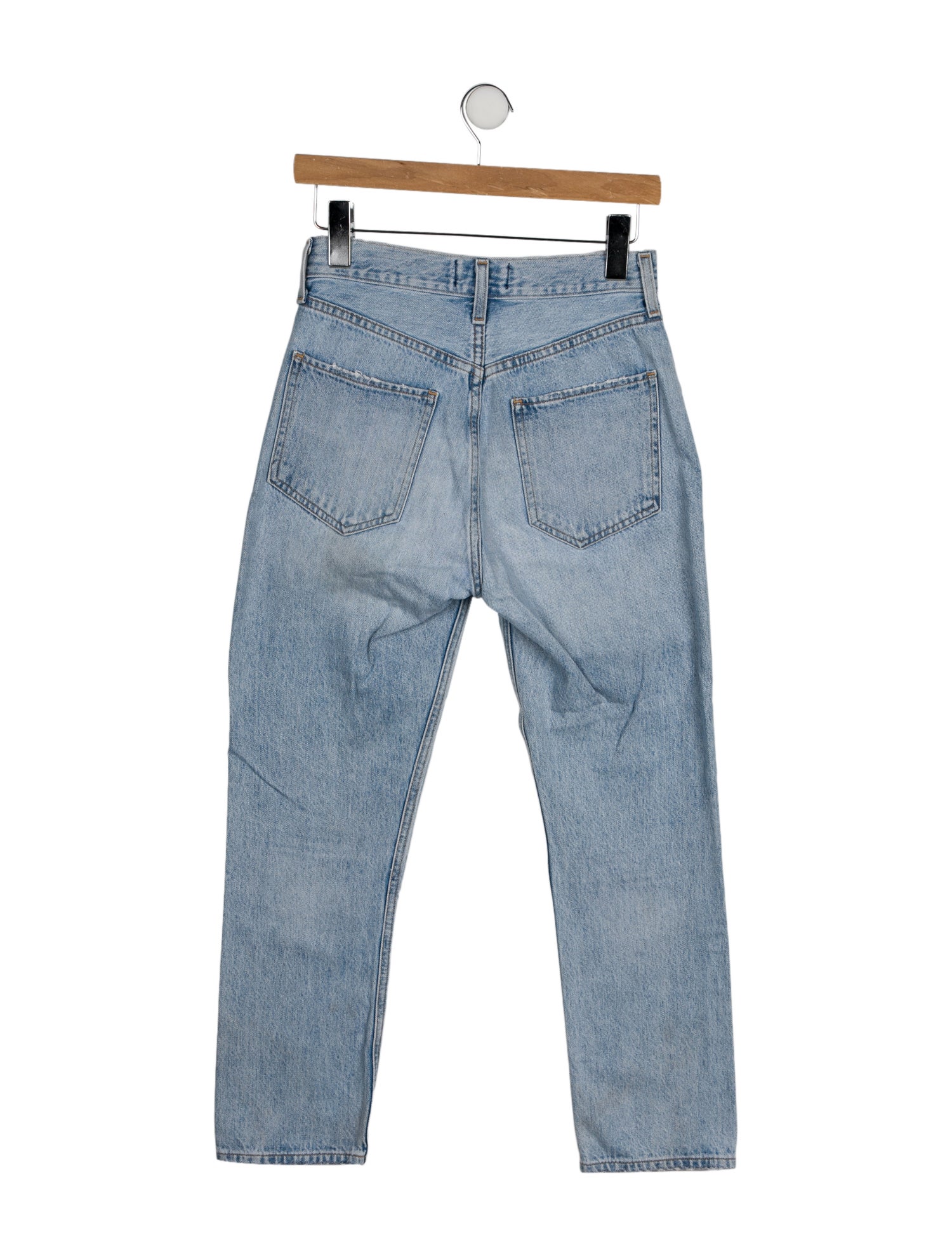 AGOLDE High-Rise Straight Leg Jeans