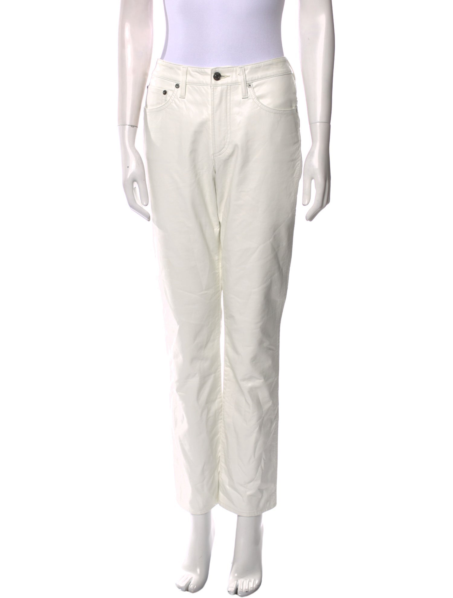 P.A.R.O.S.H. Straight Leg Pants w/ Tags - White, 9.5