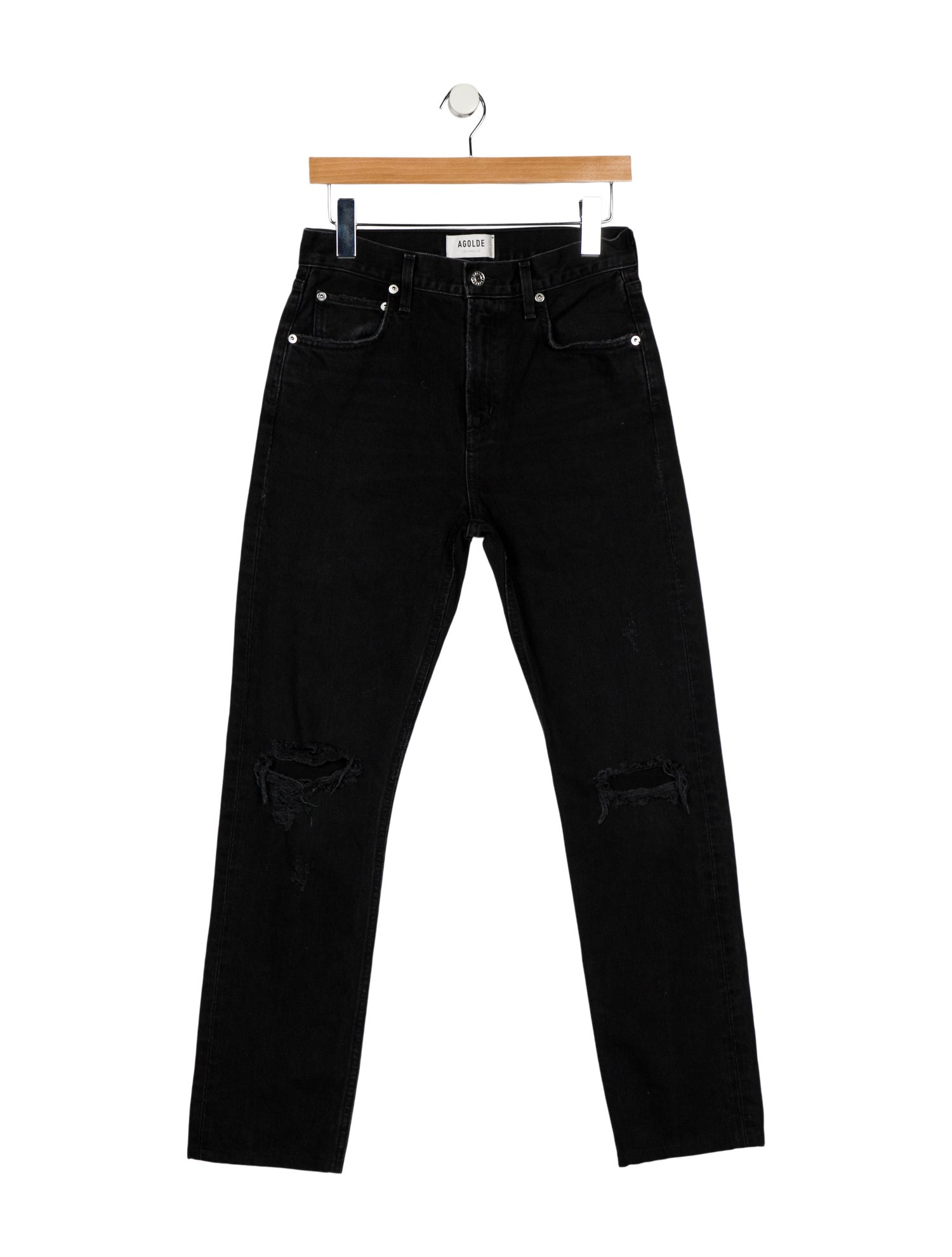 AGOLDE Mid-Rise Straight Leg Jeans