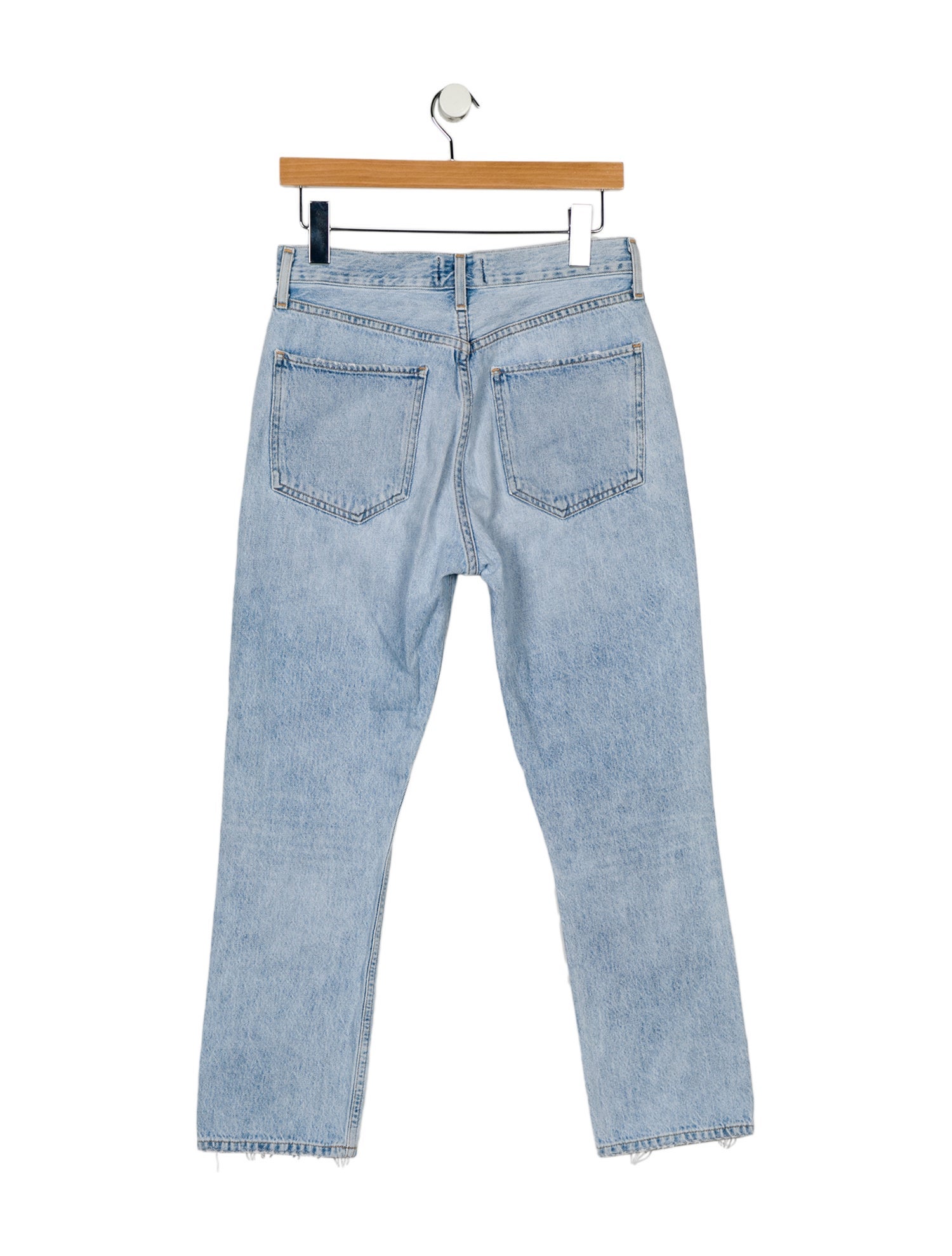 AGOLDE High-Rise Straight Leg Jeans