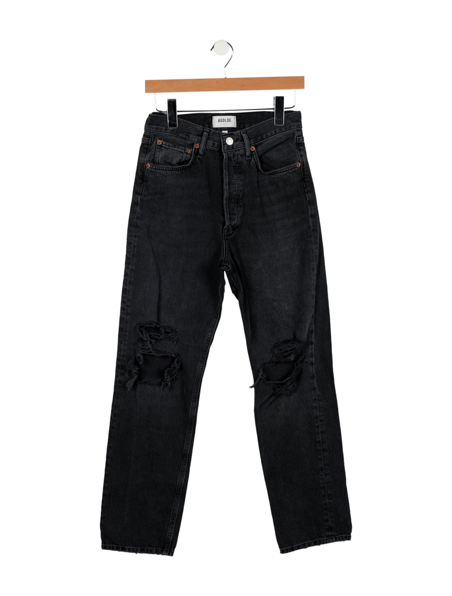 AGOLDE High-Rise Straight Leg Jeans