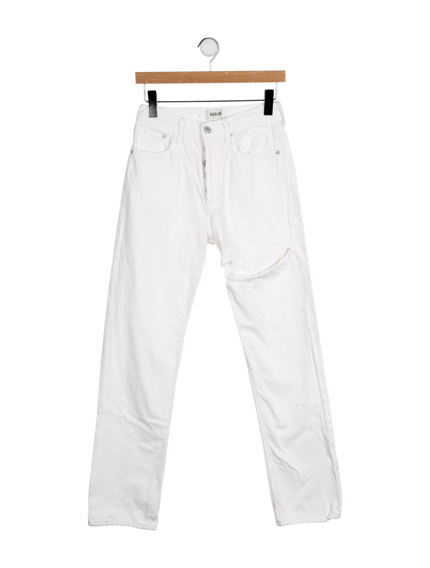 AGOLDE High-Rise Straight Leg Jeans