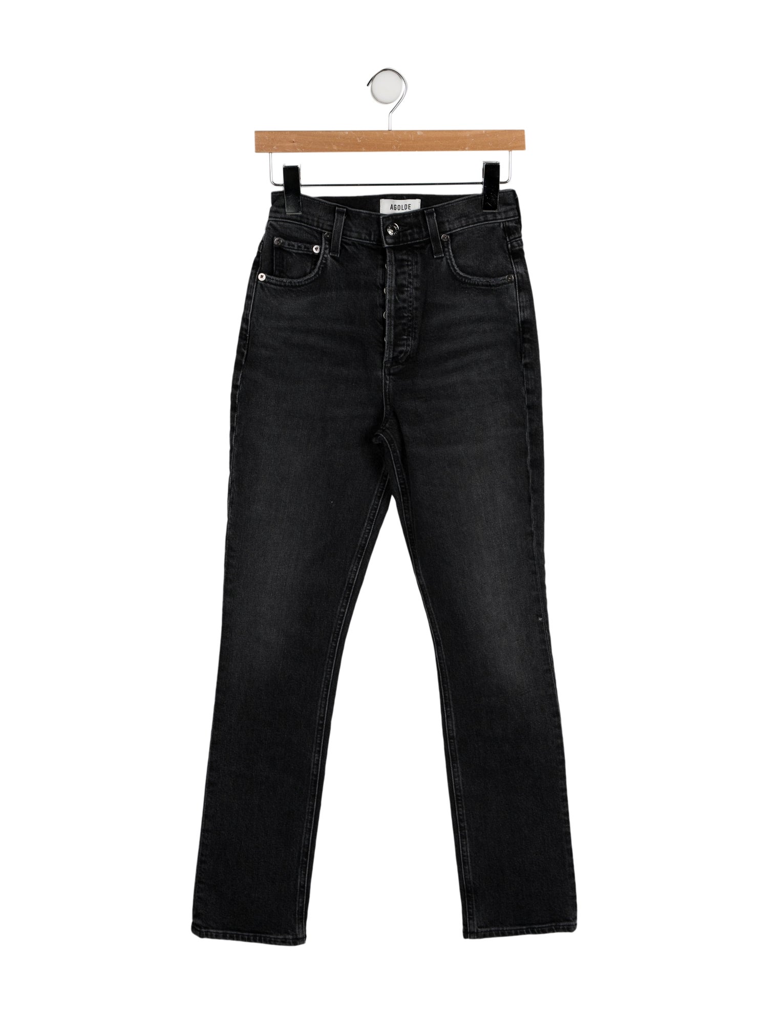 AGOLDE High-Rise Straight Leg Jeans