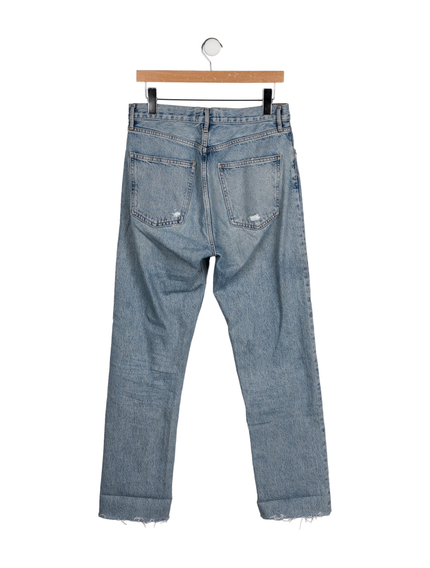 AGOLDE High-Rise Straight Leg Jeans