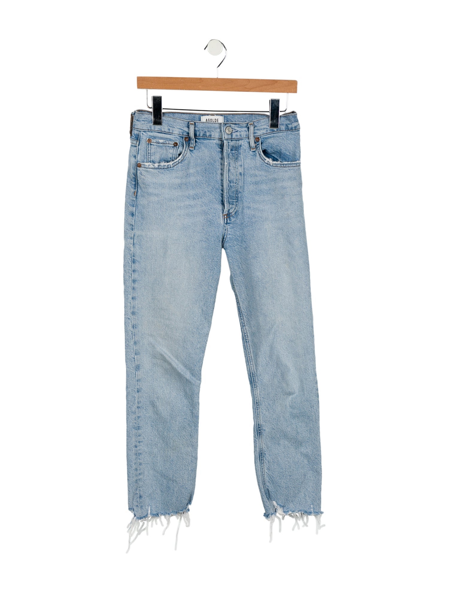 AGOLDE High-Rise Straight Leg Jeans