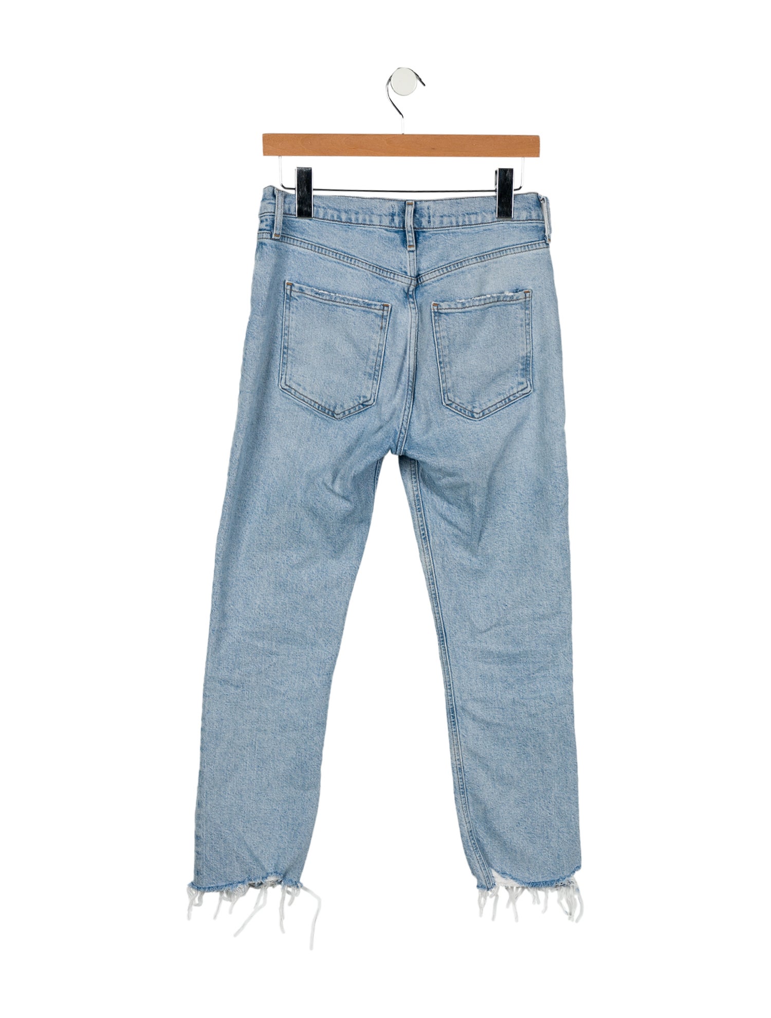AGOLDE High-Rise Straight Leg Jeans