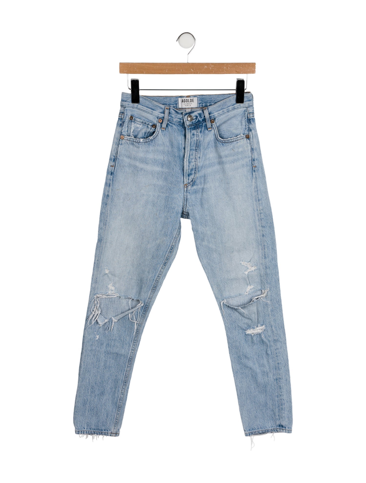 AGOLDE High-Rise Straight Leg Jeans