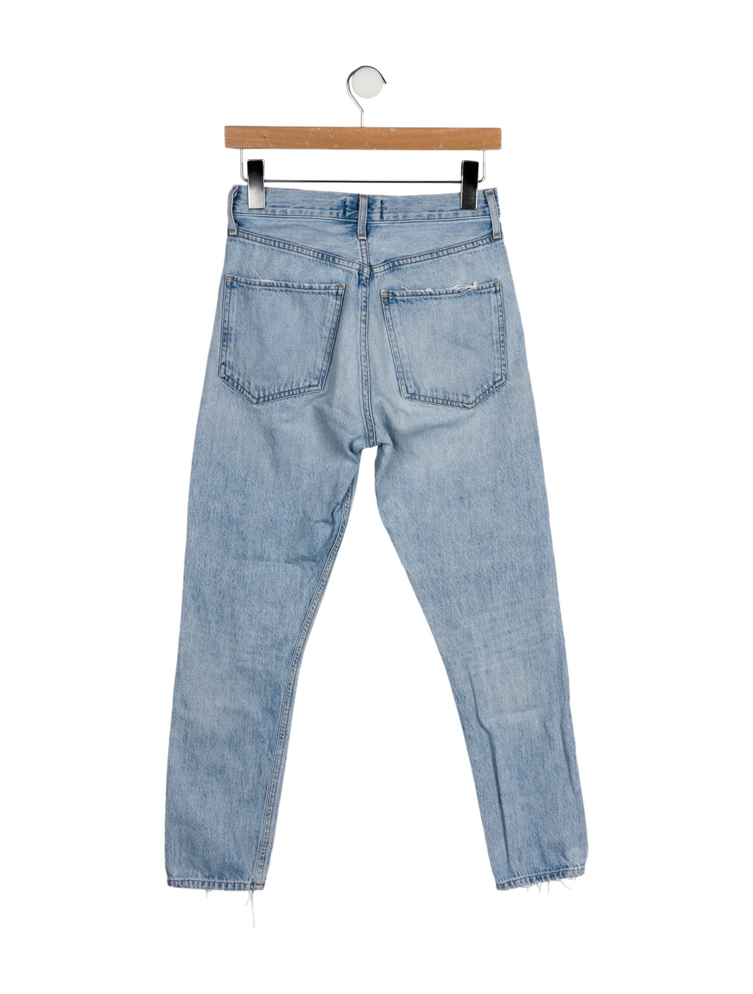 AGOLDE High-Rise Straight Leg Jeans