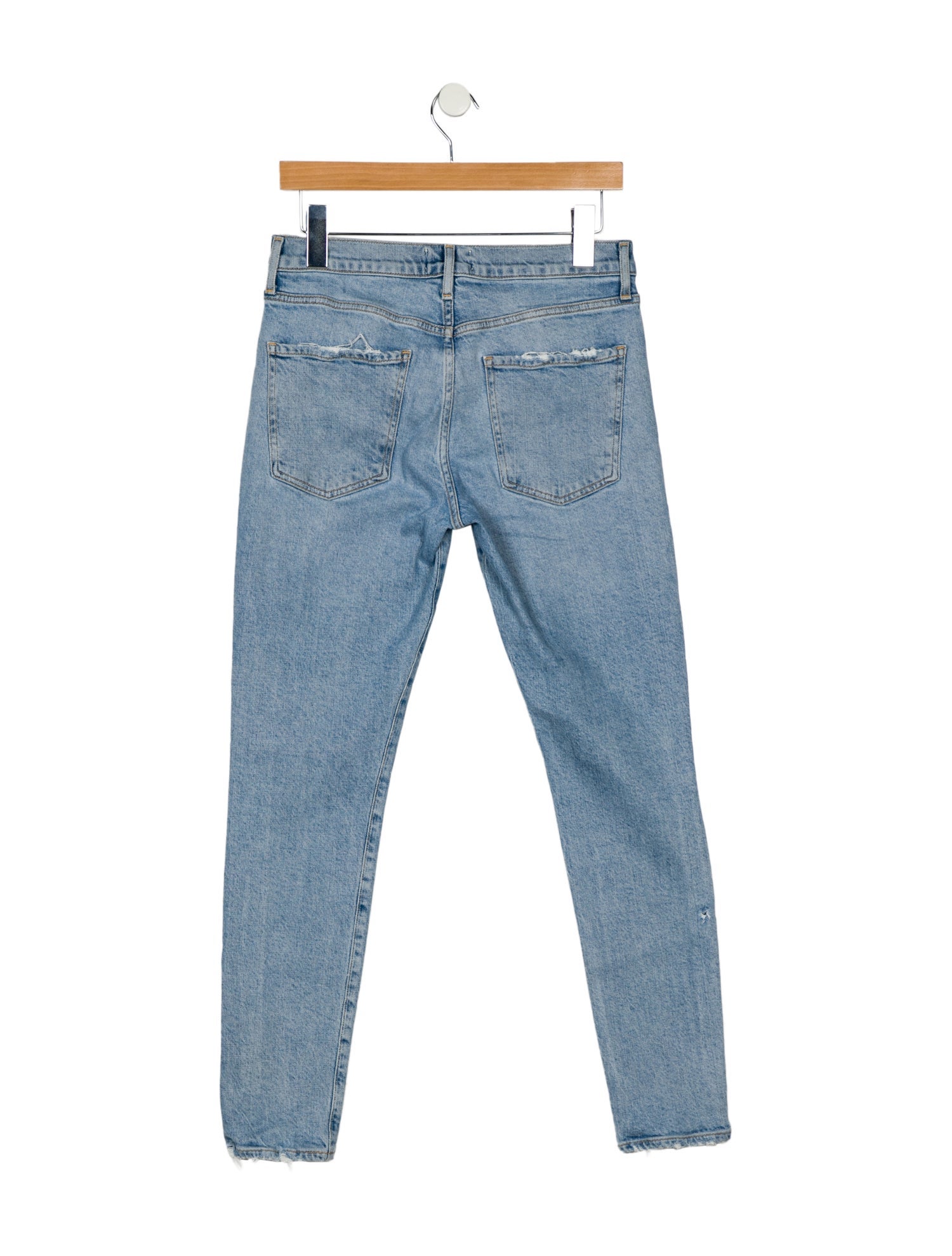 AGOLDE Mid-Rise Skinny Leg Jeans