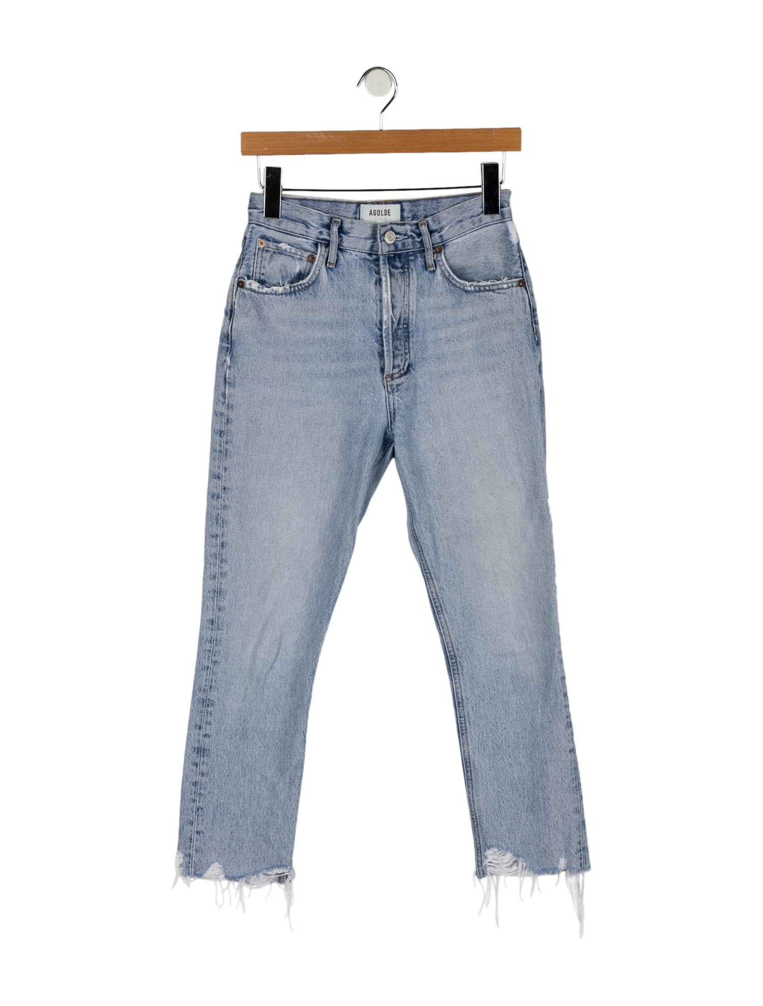 AGOLDE High-Rise Straight Leg Jeans
