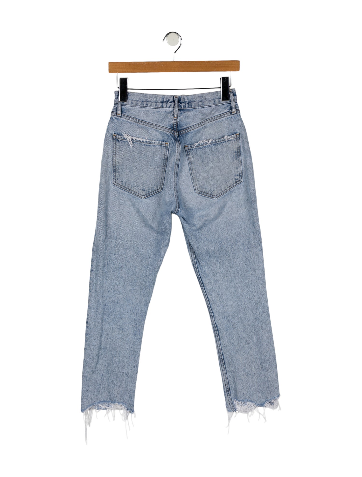 AGOLDE High-Rise Straight Leg Jeans
