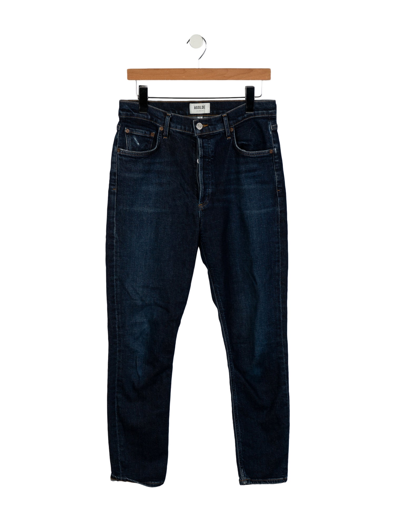 AGOLDE High-Rise Straight Leg Jeans
