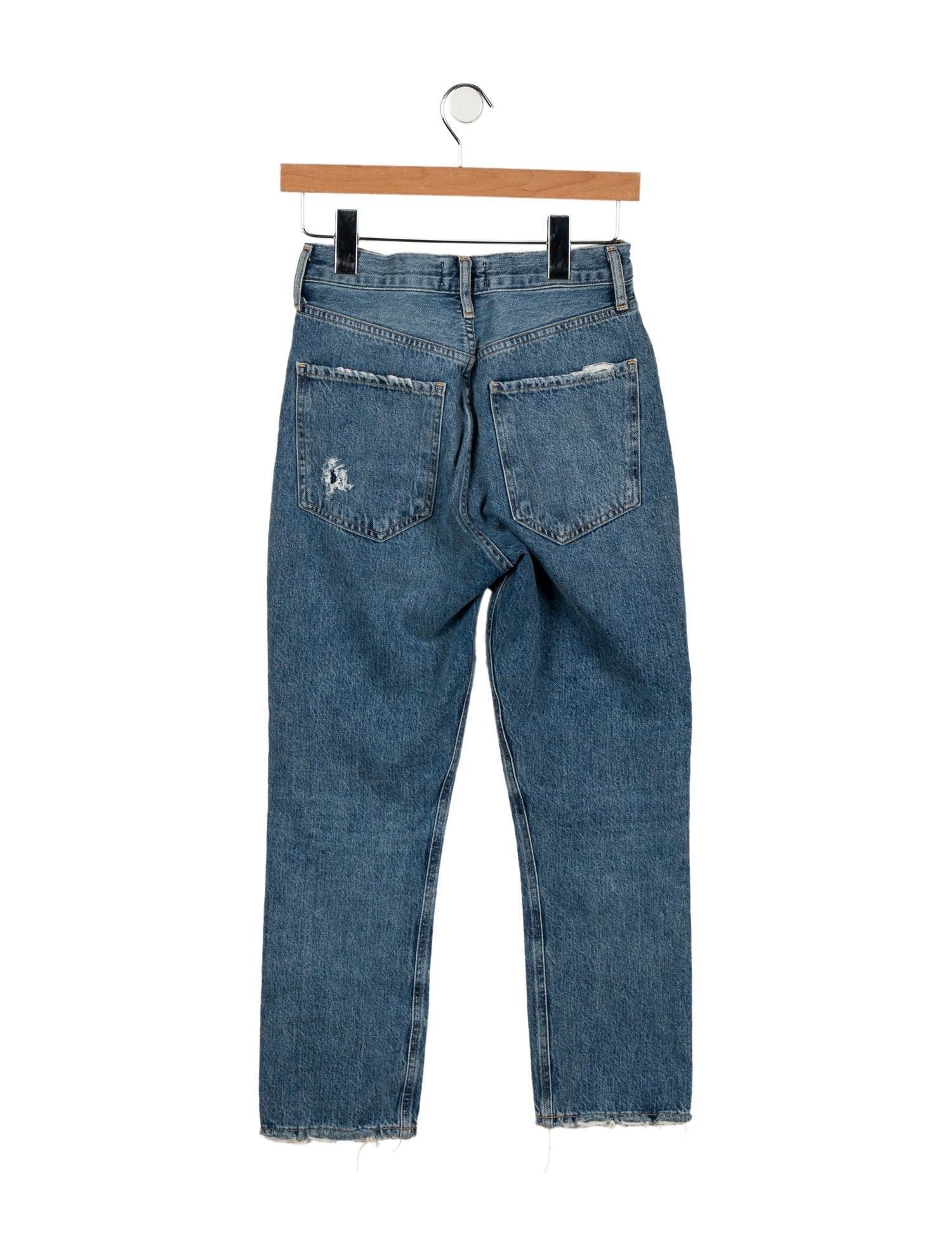 AGOLDE High-Rise Straight Leg Jeans