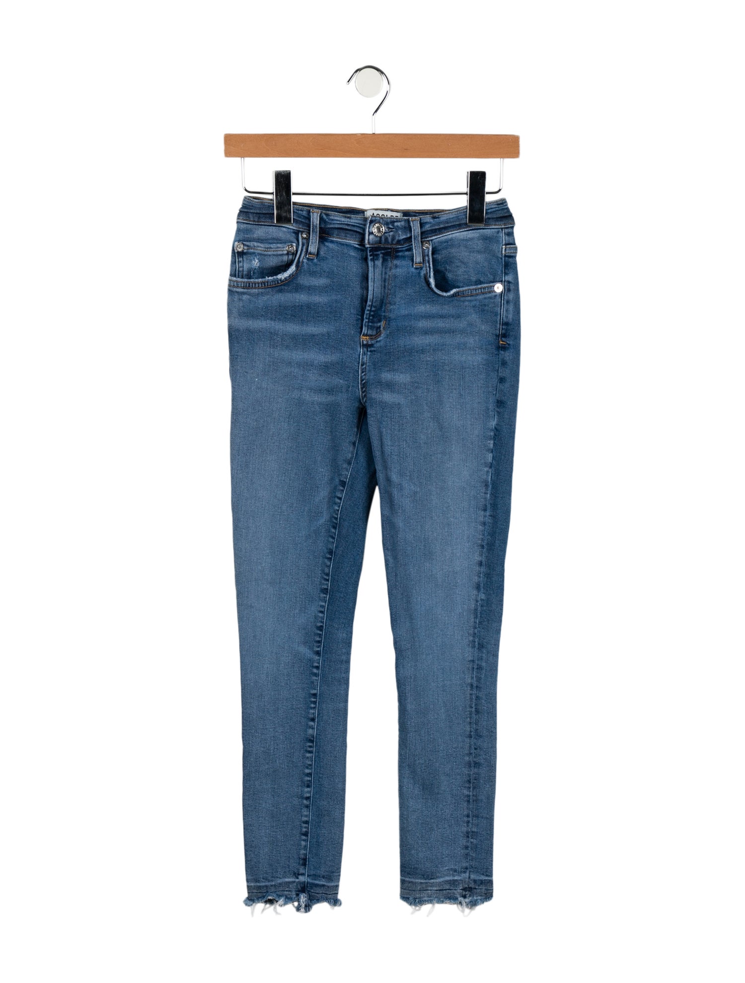 AGOLDE Mid-Rise Skinny Leg Jeans