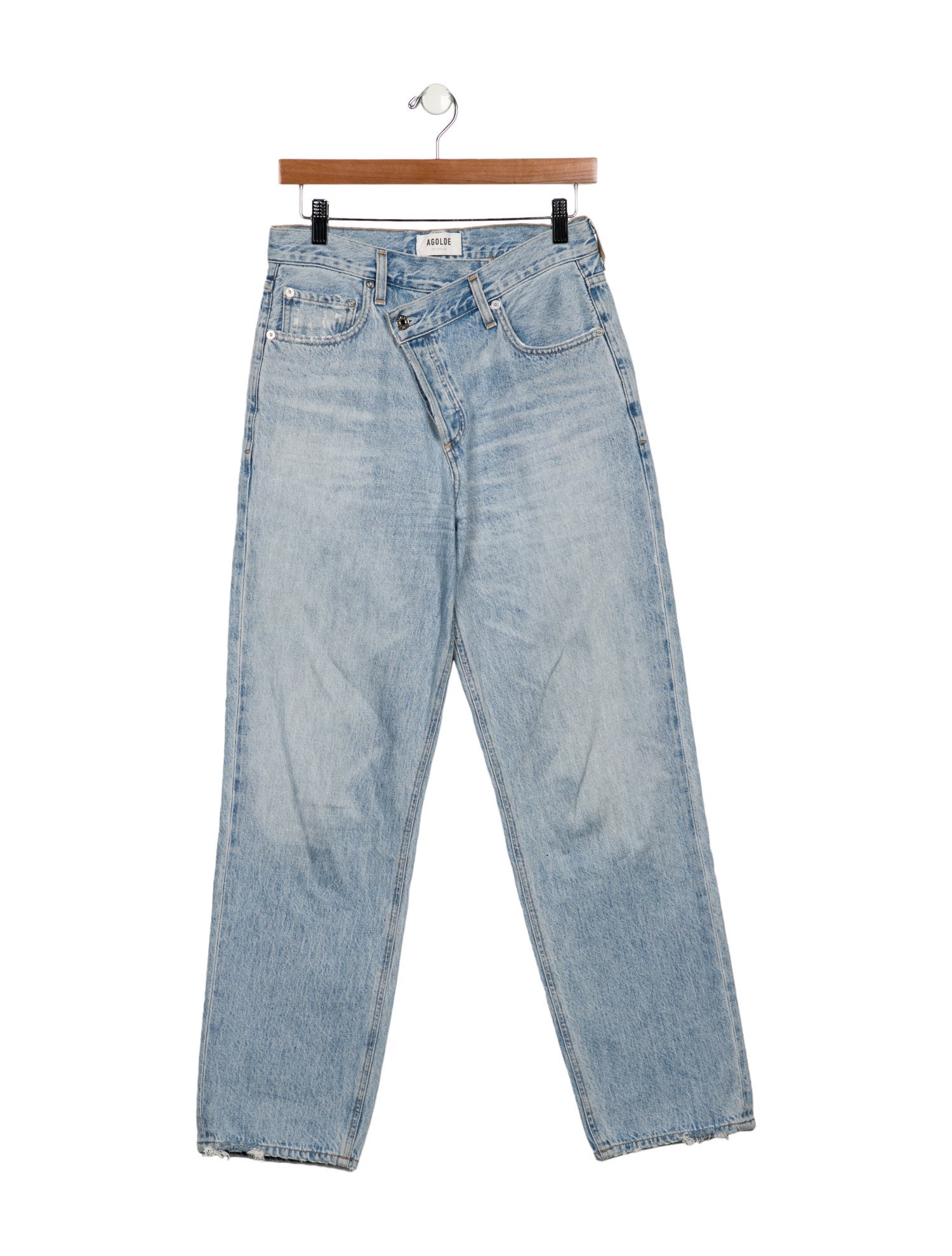 AGOLDE High-Rise Straight Leg Jeans