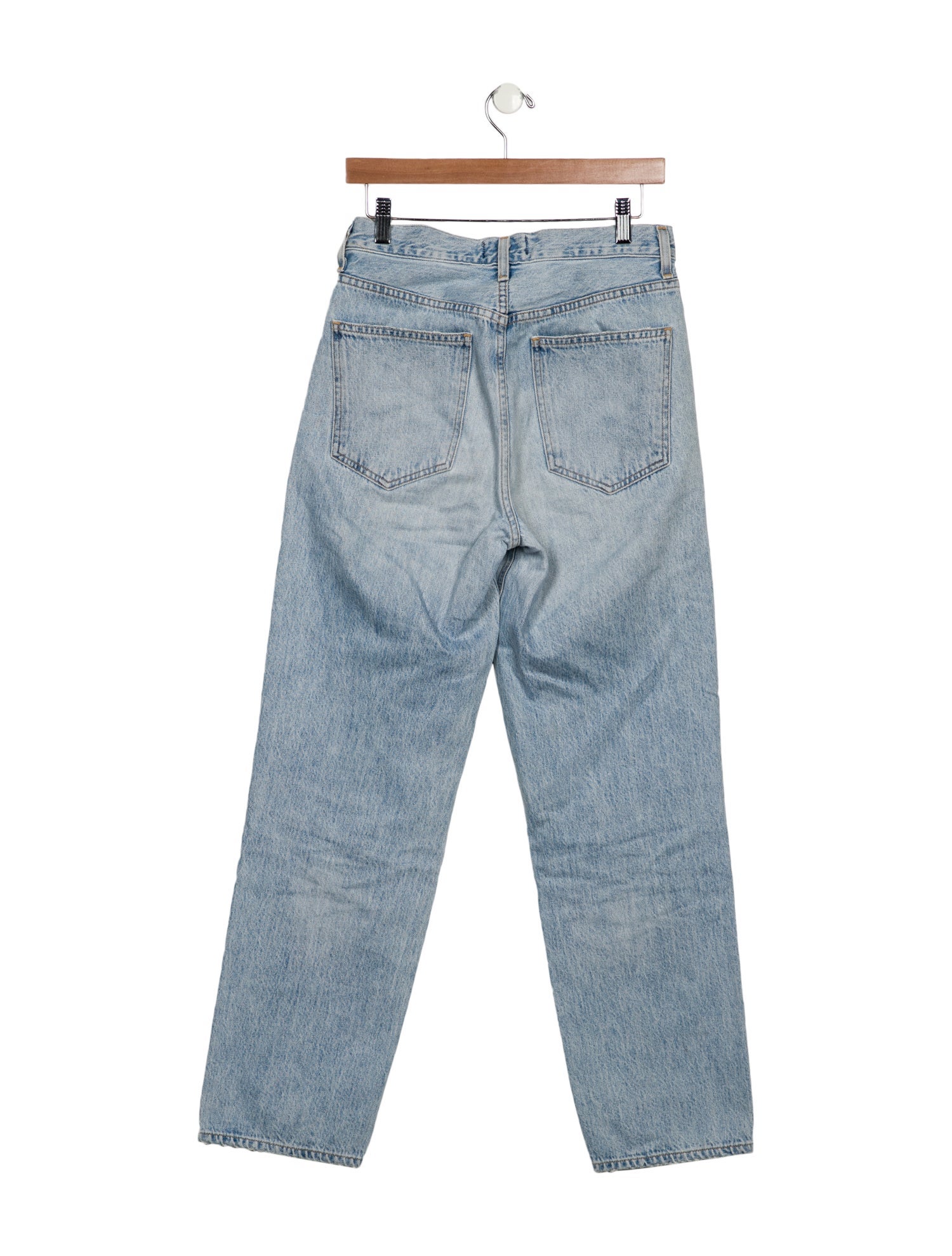 AGOLDE High-Rise Straight Leg Jeans