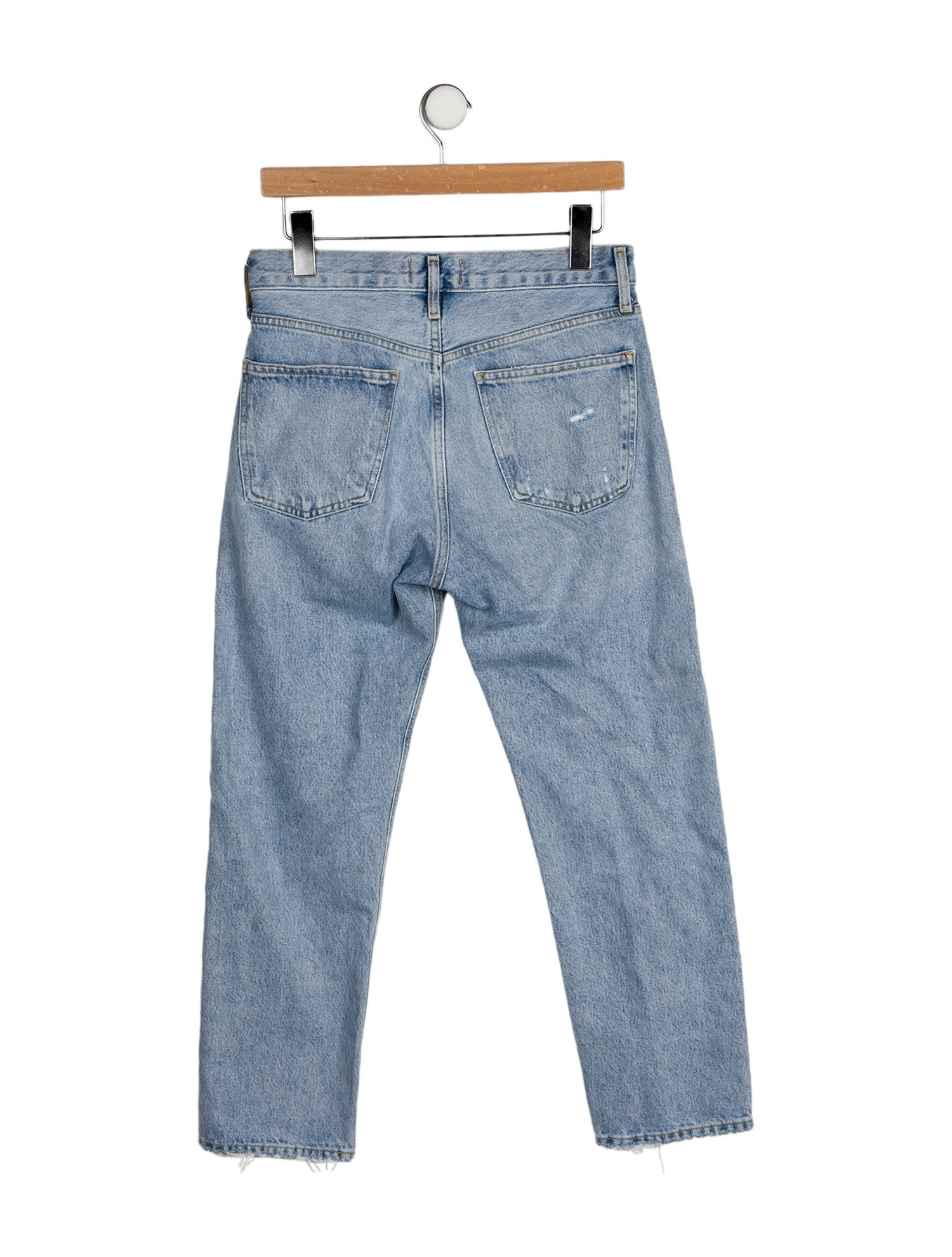 AGOLDE High-Rise Straight Leg Jeans