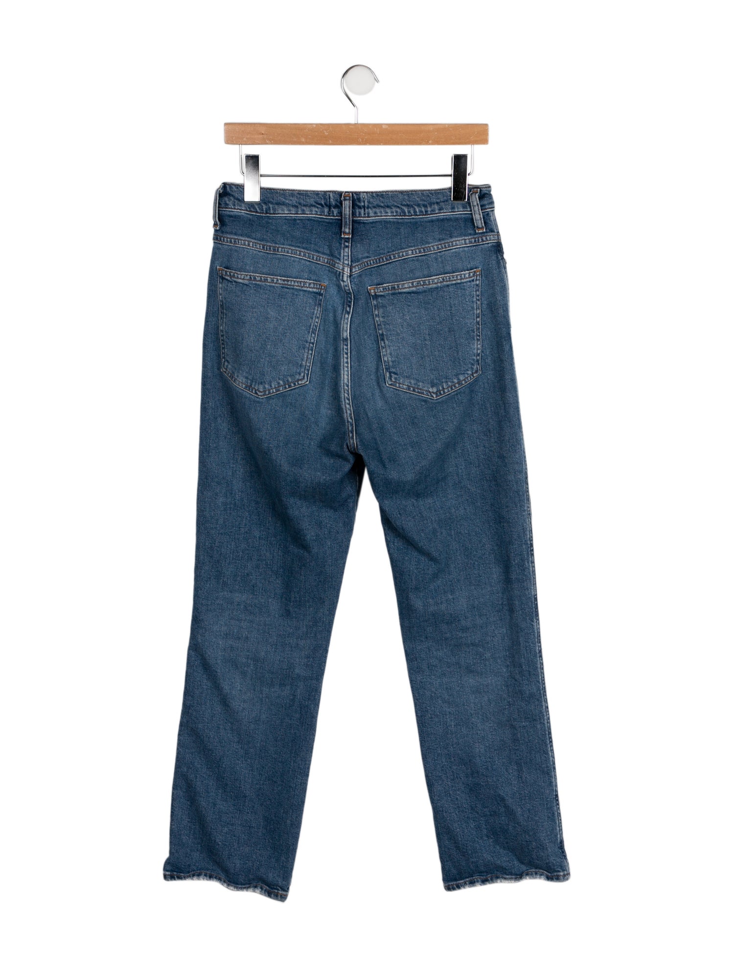 AGOLDE High-Rise Straight Leg Jeans