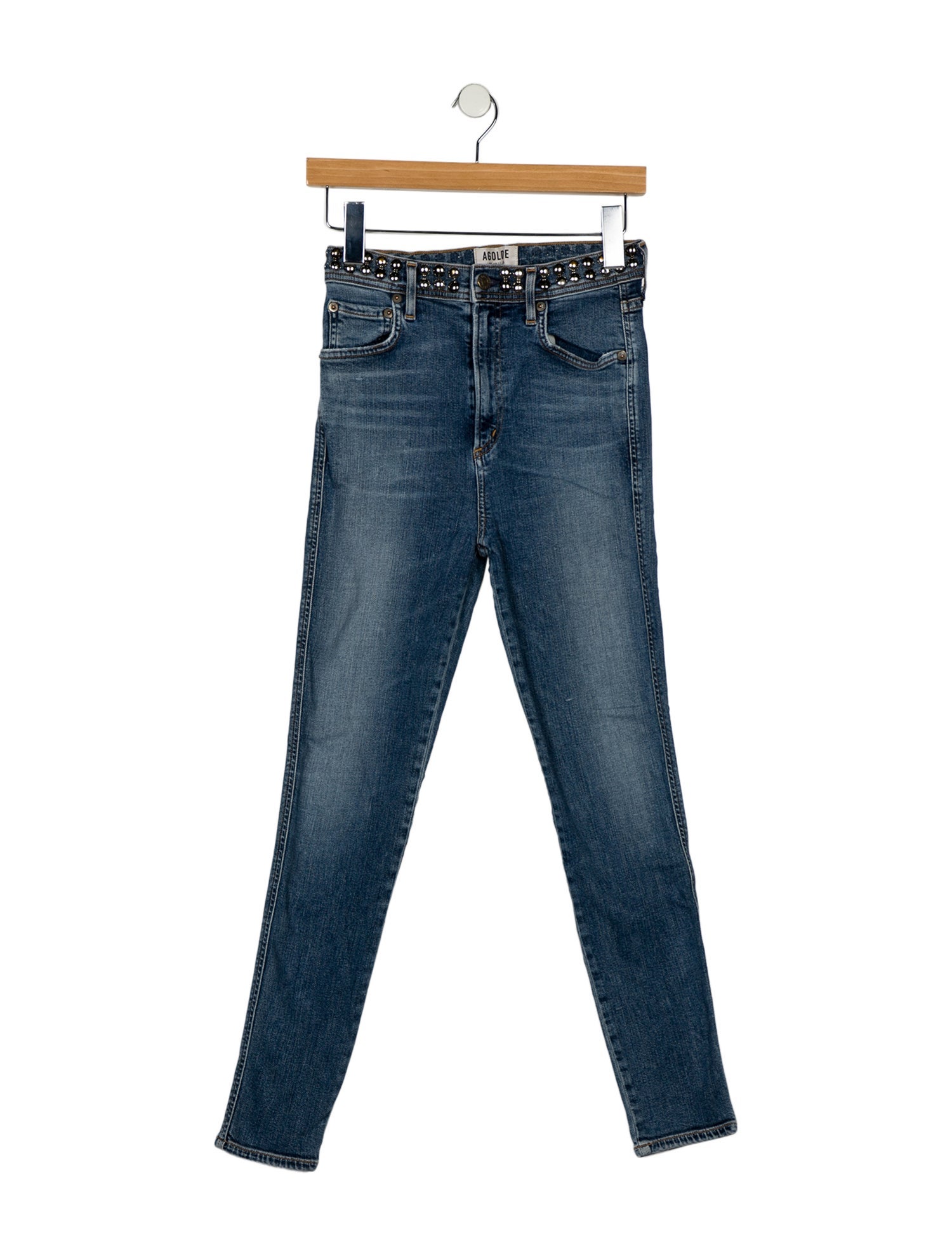 AGOLDE Mid-Rise Skinny Leg Jeans