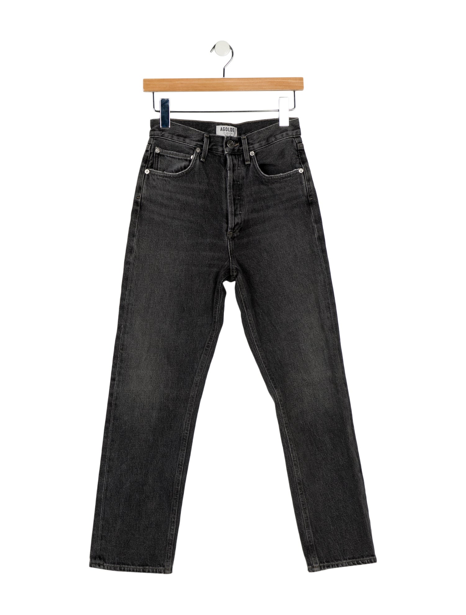 AGOLDE High-Rise Straight Leg Jeans