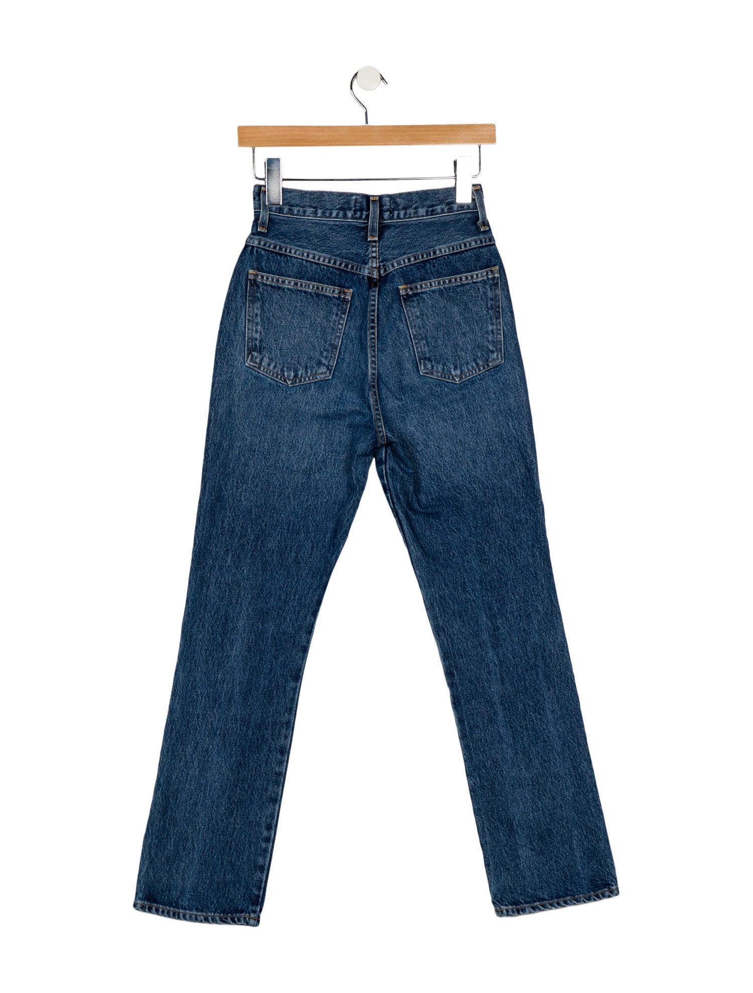 AGOLDE High-Rise Straight Leg Jeans