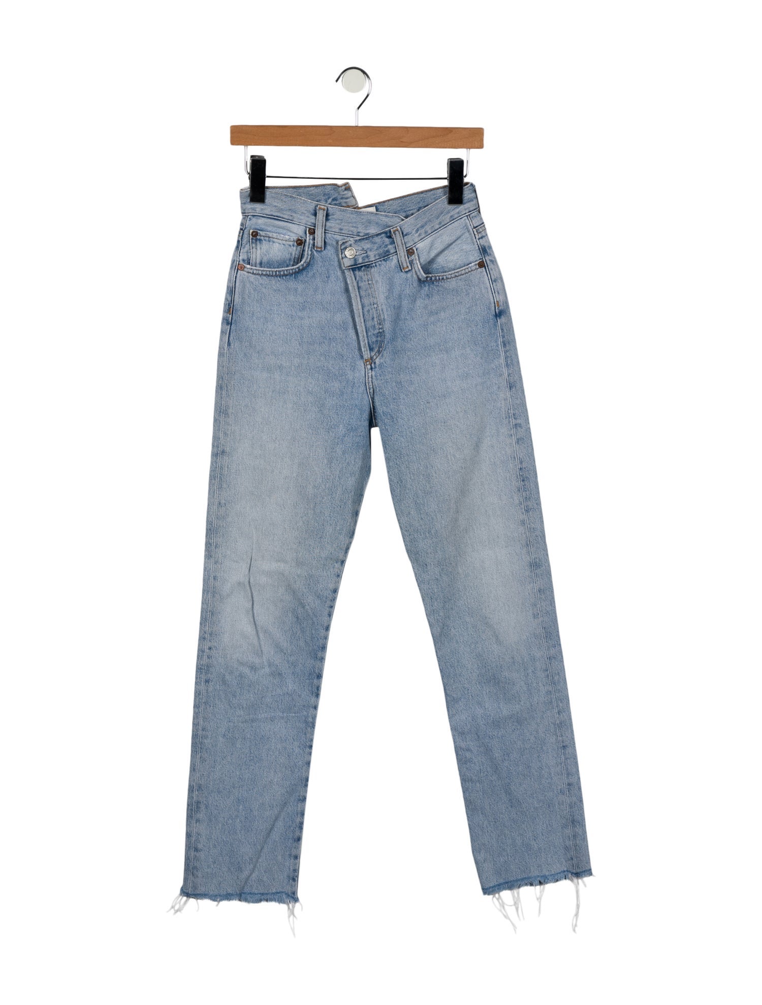 AGOLDE High-Rise Straight Leg Jeans