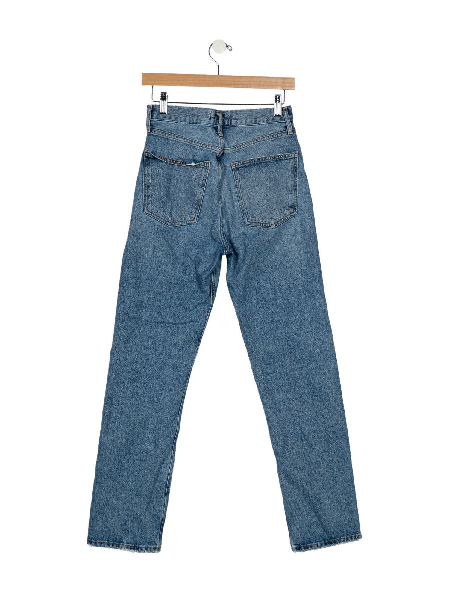 AGOLDE High-Rise Straight Leg Jeans