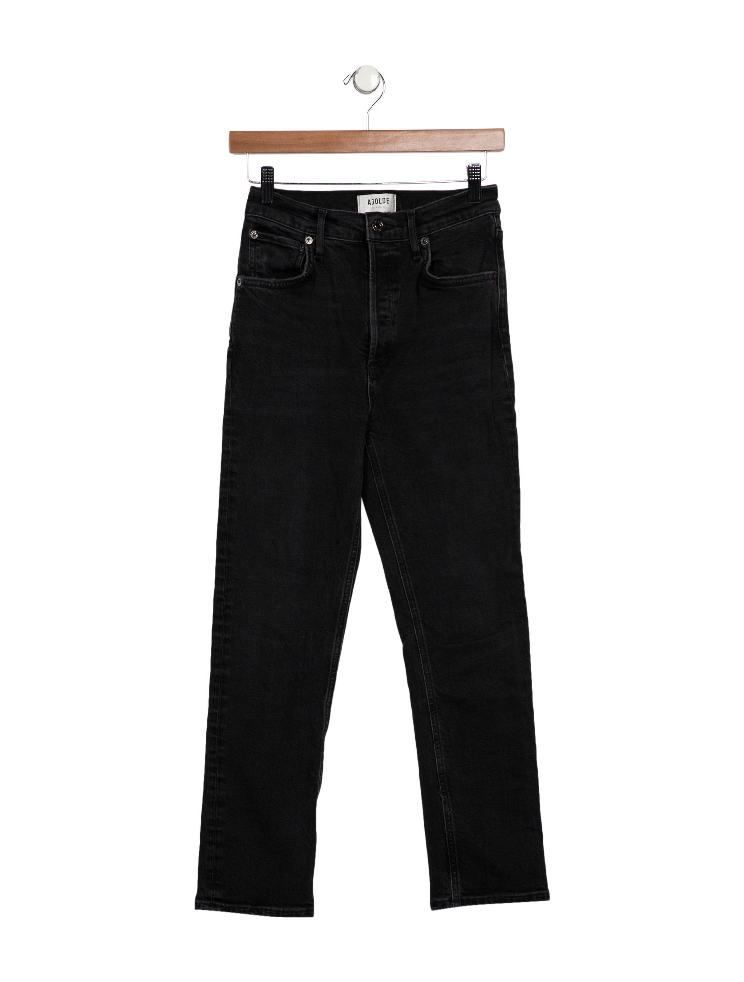 AGOLDE High-Rise Straight Leg Jeans