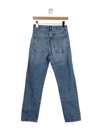 AGOLDE High-Rise Straight Leg Jeans