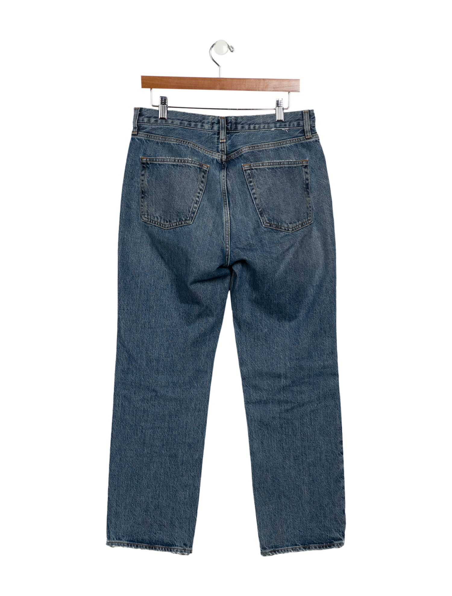 AGOLDE High-Rise Straight Leg Jeans